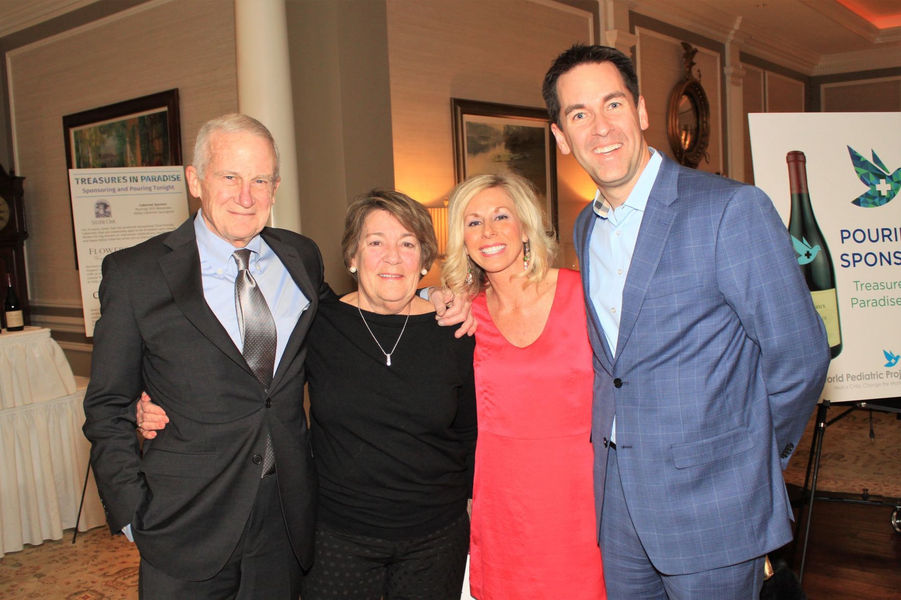 Mike and Kathie Phillips, Emily and Michael Hickey
